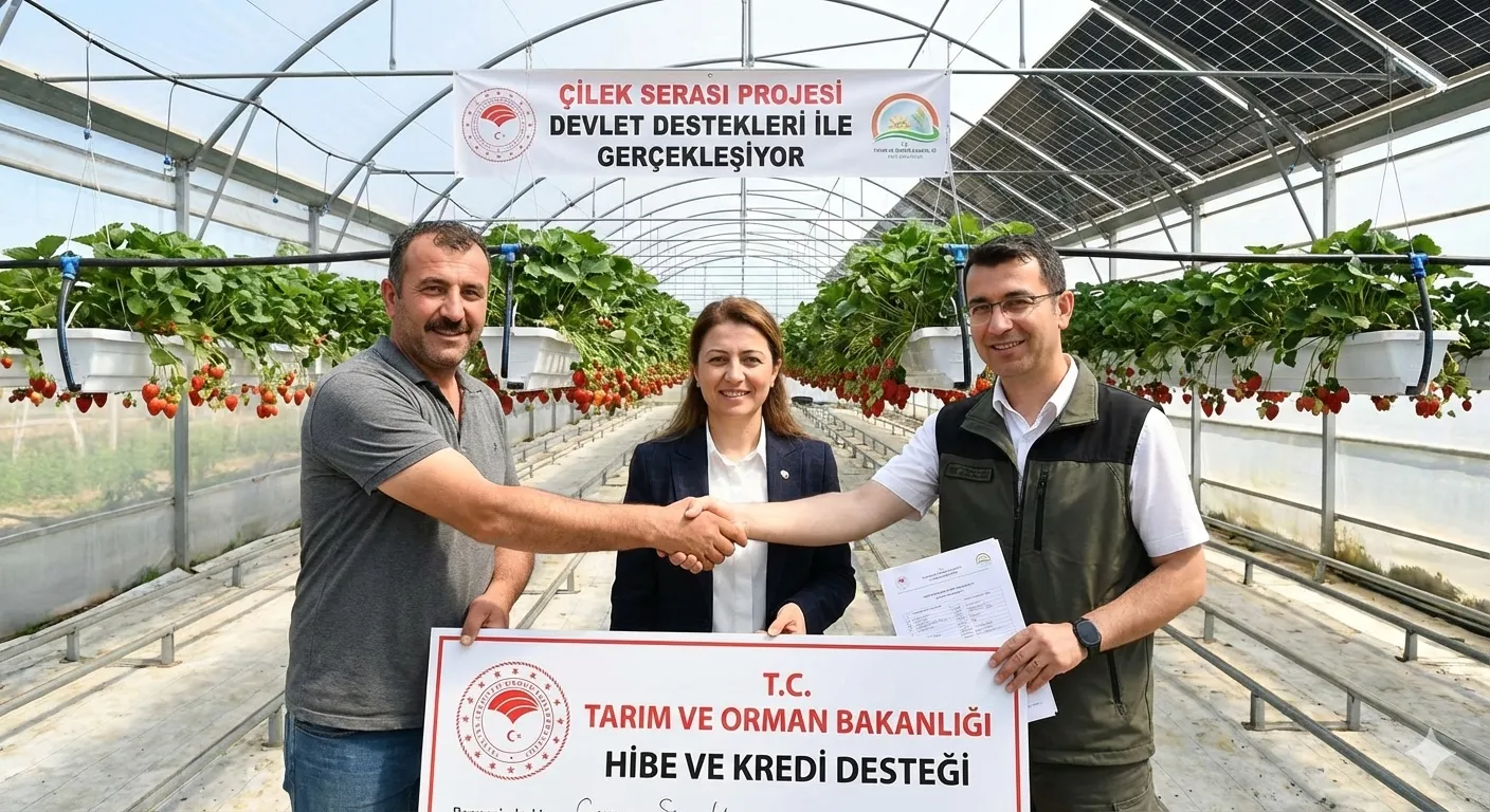 Devlet Destekleriyle Çilek Serası Kurmak