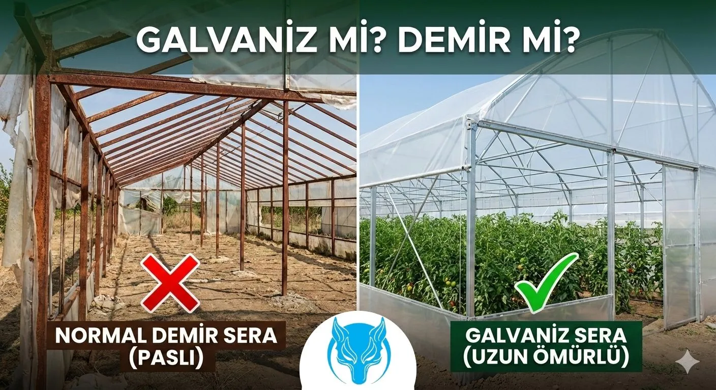 Sera Yatırımında Kritik Karar: Galvaniz mi, Normal Demir mi? Hangisi Daha Kazançlı?